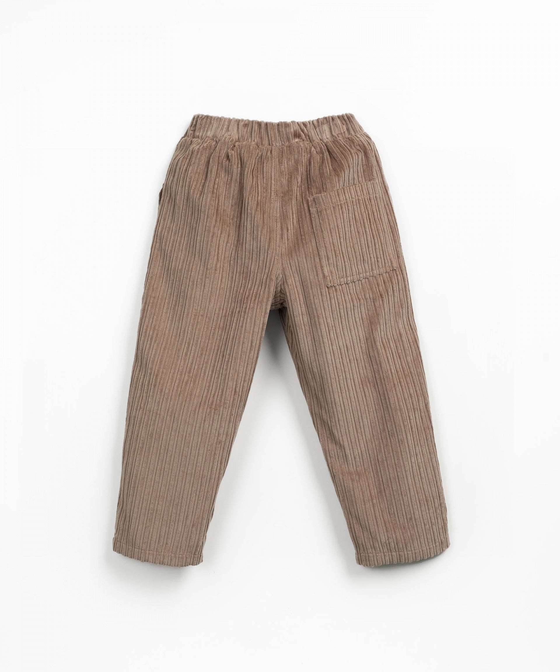 PLAY UP - pantalone velluto marrone chiaro