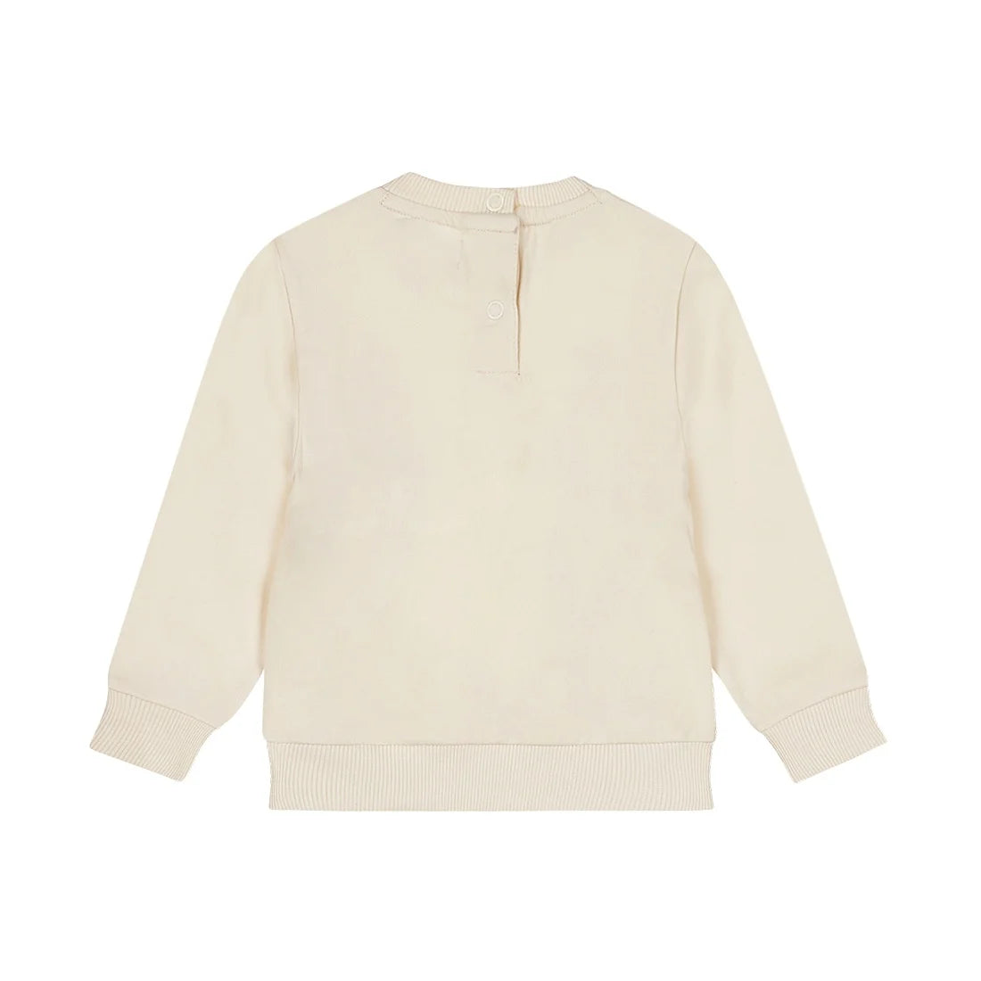 DIRKJE - maglia avorio fiori e volant