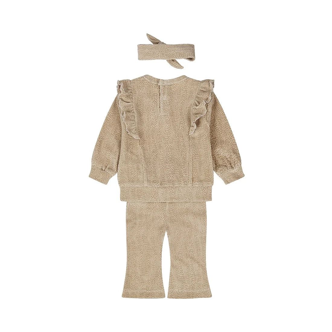 DIRKJE - completo in velluto a pois