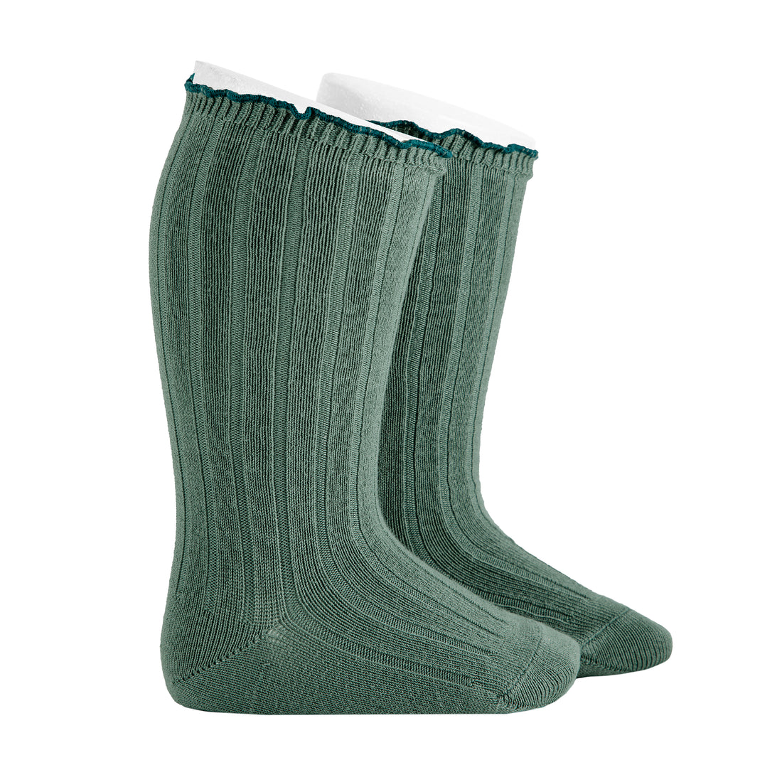 CONDOR - calze a coste con arricciatura