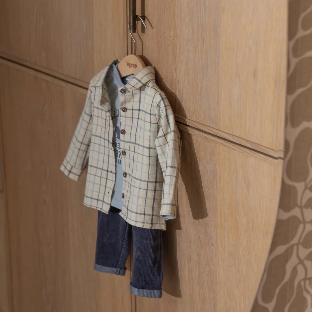 DIRKJE - set camicia a quadri