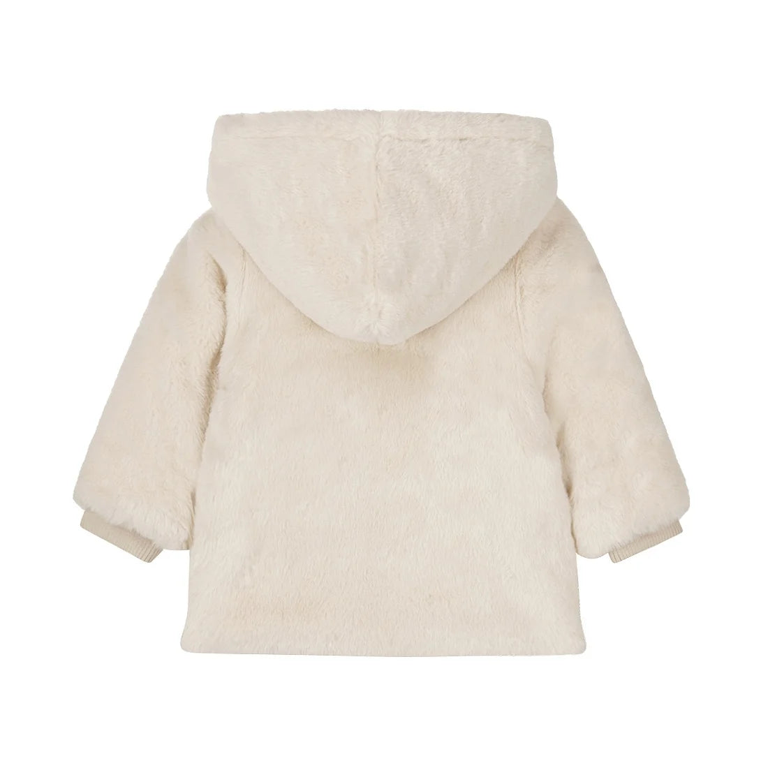 DIRKJE - pelliccia con cappuccio avorio