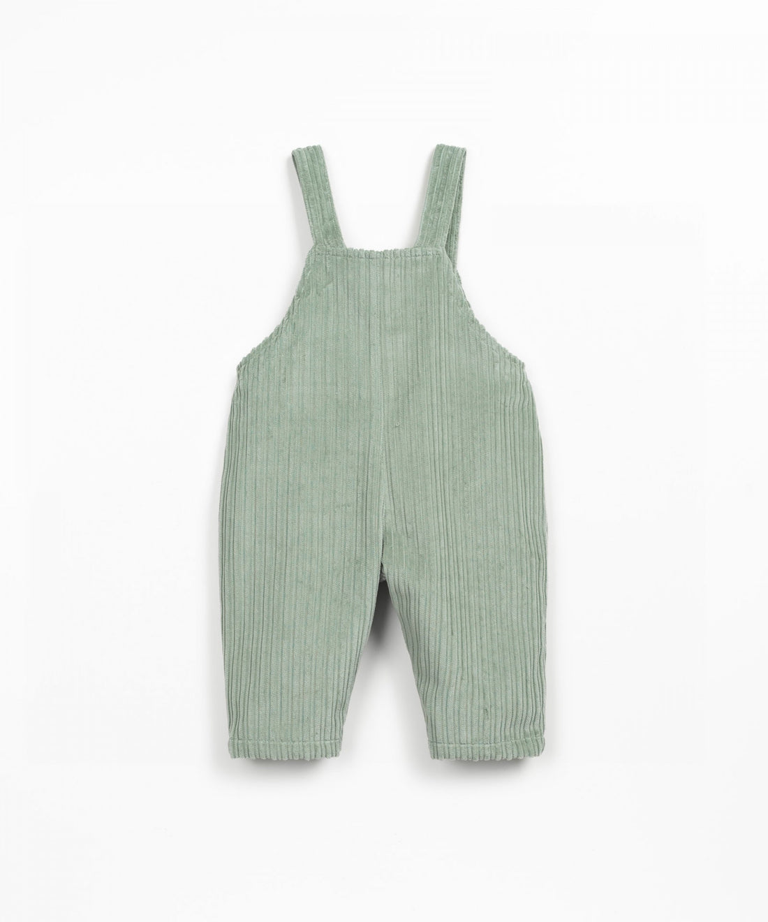 PLAY UP - salopette velluto verde menta