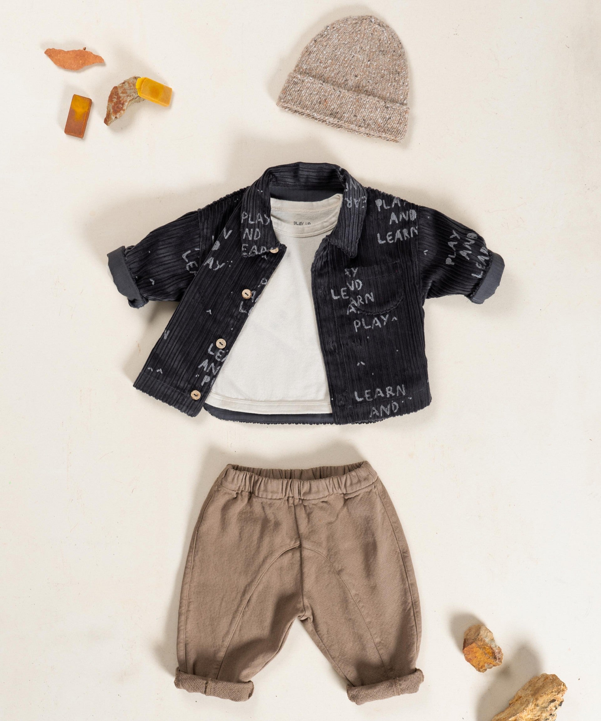 PLAY UP - pantaloni marrone chiaro