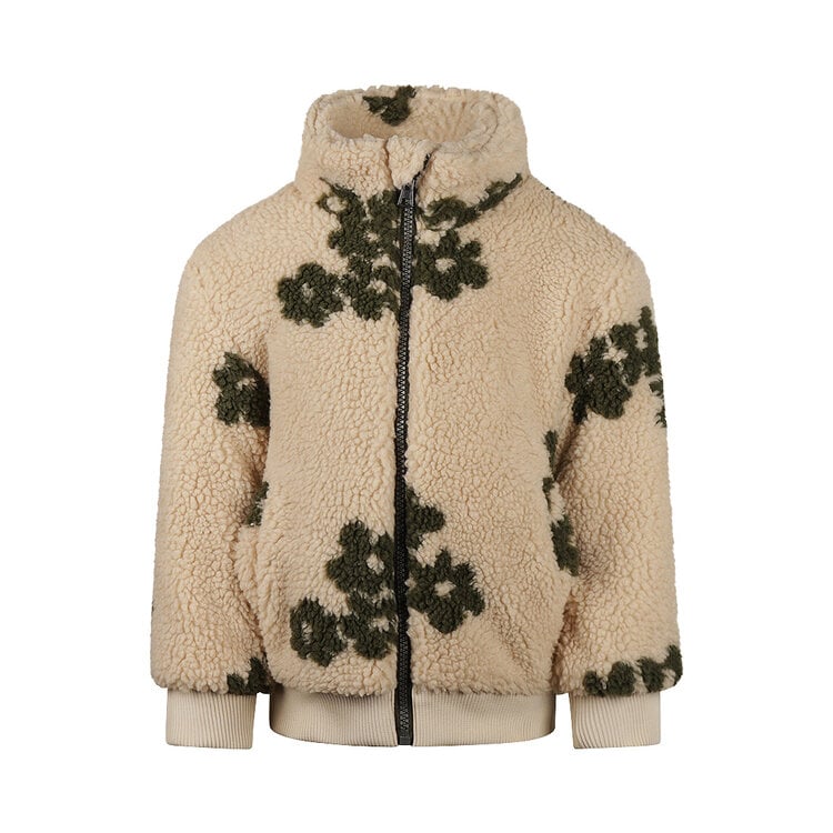 KOKO NOKO - cappotto teddy fiori