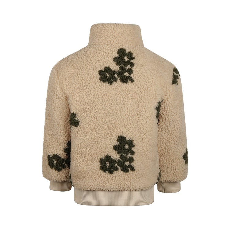 KOKO NOKO - cappotto teddy fiori