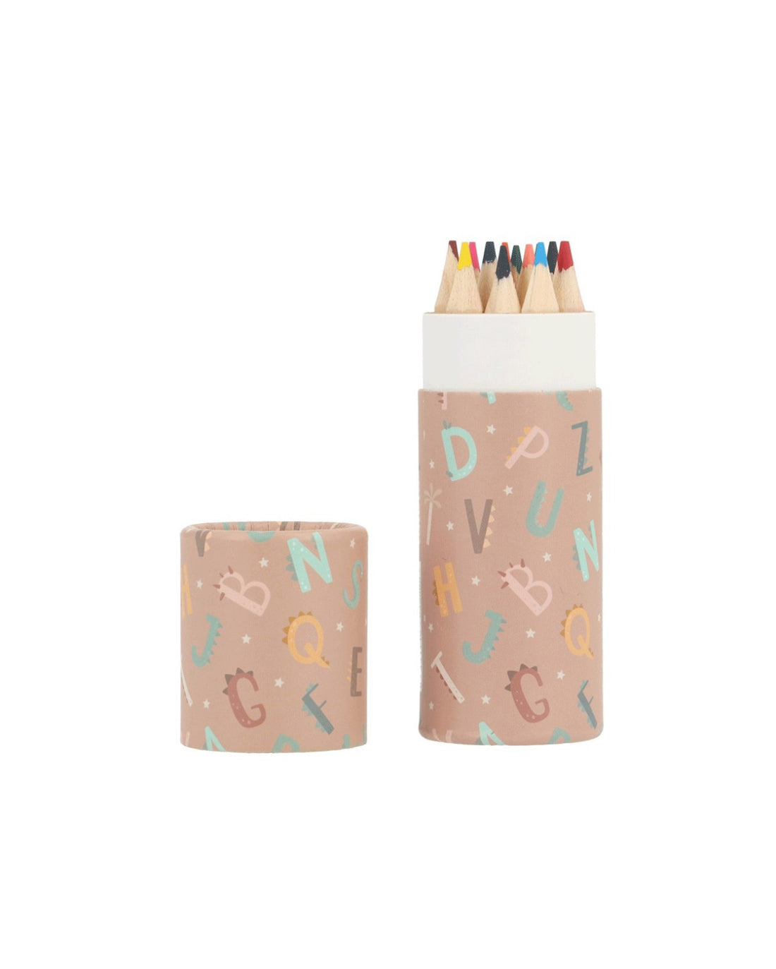 Tubo 12 pastelli Funny Letters