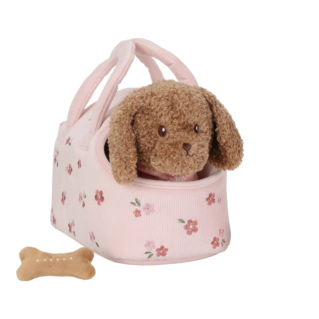 LITTLE DUTCH - peluche cane con trasportino