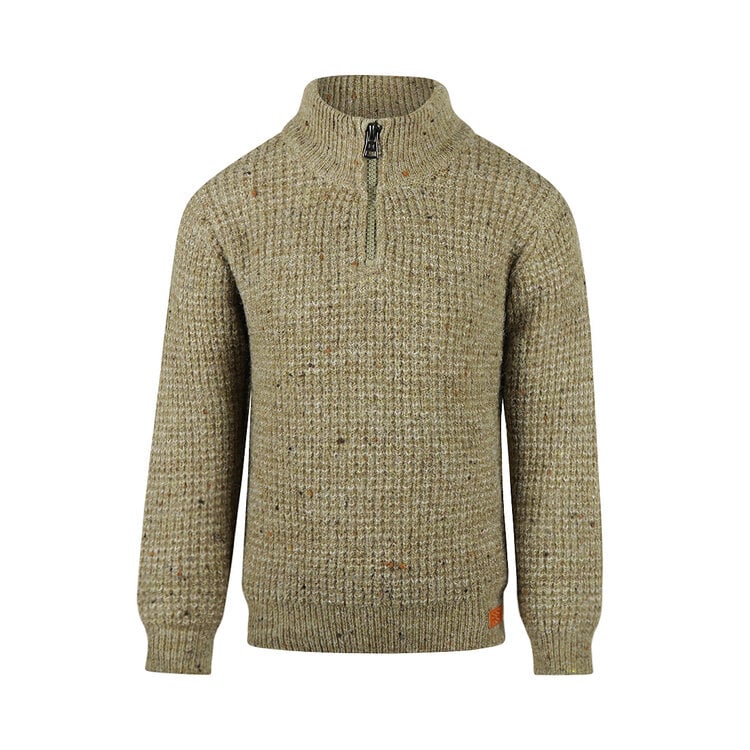KOKO NOKO - maglione verde con zip