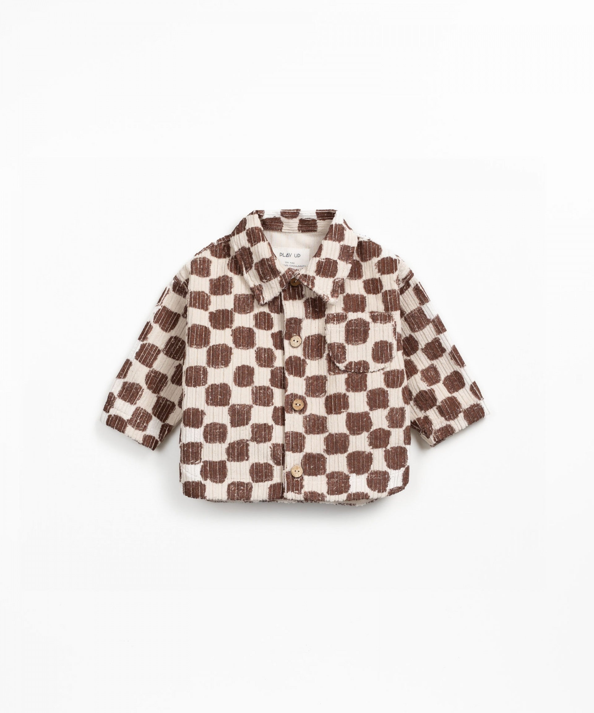 PLAY UP - camicia velluto a quadri