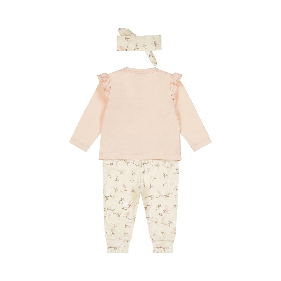 DIRKJE - set rosa cipria con anatre