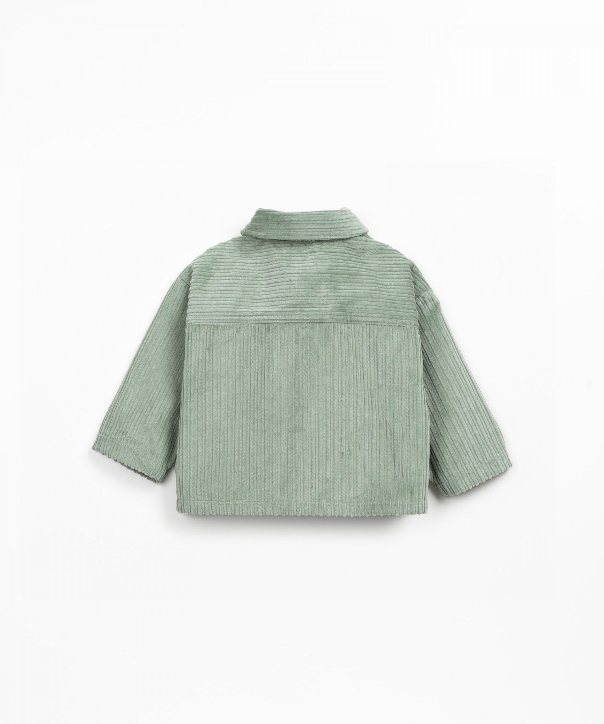 PLAY UP - camicia velluto verde menta