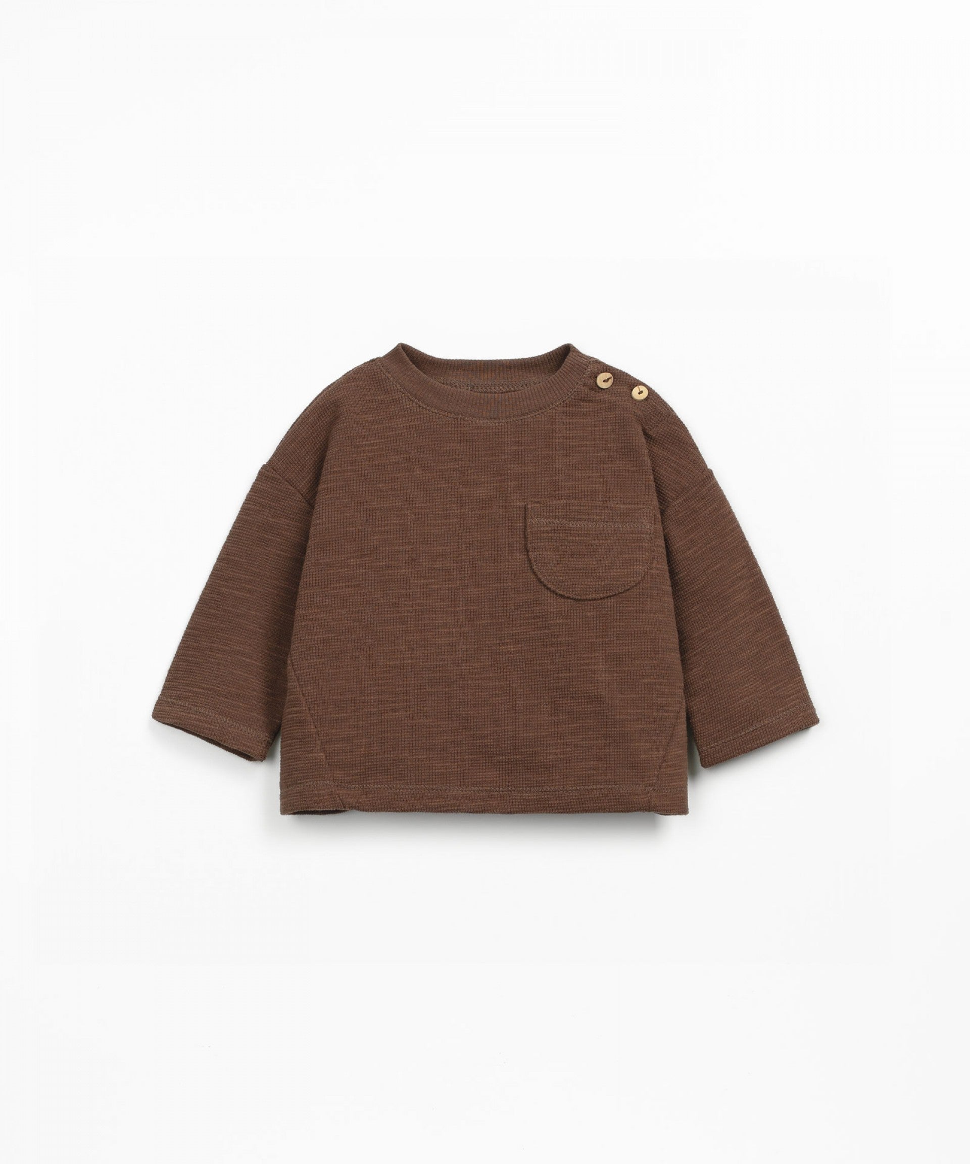 PLAY UP - maglia basic marrone